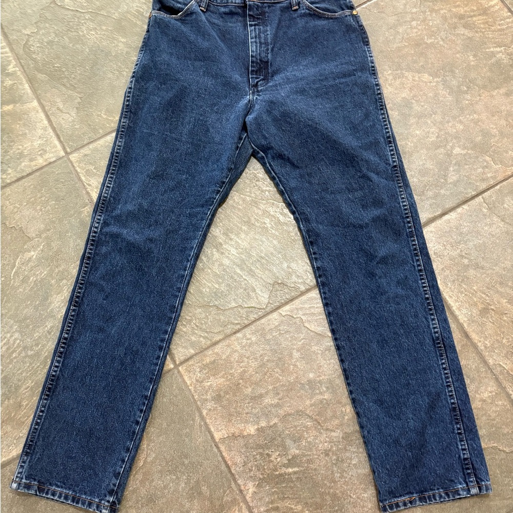 Wrangler 14MWZ Men's Denim Blue Jeans 15x32